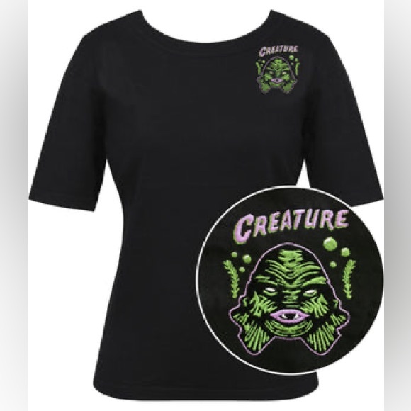 Sourpuss Tops - Creature From The Black Lagoon Top